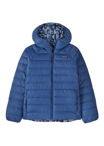 Patagonia Reversible Down Sweater Hoody Daunenjacke Kinder Alltag (Gr XS |blau)
