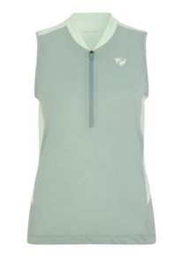 Ziener Damen Radtrikot "NIKOLETTA-Z"grün frost, Gr. 36, Obermaterial: 85% Polyester, 15% Baumwolle; Obermaterial 2: 86% Polyester, 14% Baumwolle,