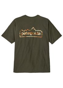 T-Shirt Patagonia Unity Fitz Responsibili-Tee Herren (Gr XXL |braun/oliv)