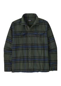 Patagonia Fjord Flannel Shirt Hemd Herren (Gr L |schwarz)