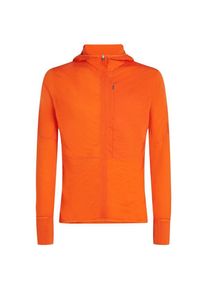 Icebreaker Merino 200 Realfleece Descender L/S Zip Hoodie Fleecepullover Men (Gr S |orange)