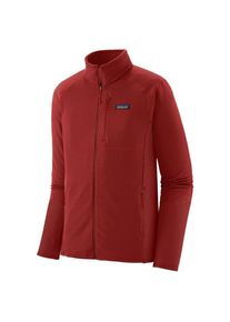 Patagonia R1 Jacket Fleecejacke Herren Wandern (Gr L |rot)