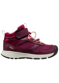 Keen Youth's Skua Mid WP Wanderschuhe Kinder Wandern (Gr 35 |lila/rot |wasserdicht)