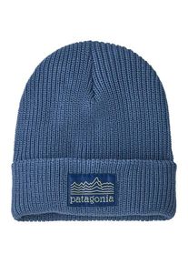 Patagonia Logo Beanie Mütze Kinder Alltag (Gr One Size |blau)