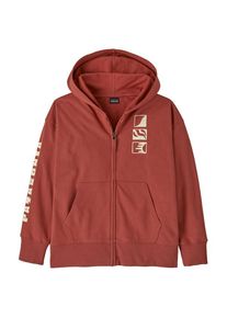 Sweat- & Trainingsjacke Patagonia Full-Zip Hoody Sweatshirt Kinder (Gr M |rot)
