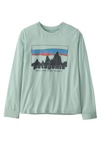 Longsleeve Patagonia L/S Graphic T-Shirt Kinder (Gr XXL |t&uuml;rkis/grau)