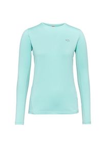KARI TRAA Nora 2.0 Long Sleeve Longsleeve Damen Alltag (Gr L |türkis)