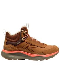 Keen Leiki Leather Mid WP Wanderschuhe Damen (Gr 38 |braun |wasserdicht)
