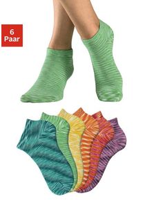 H.I.S. H.I.S Sneakersocken mehrfarbig Gr. 35-38 für Damen. Elastisch. Nachhaltig.