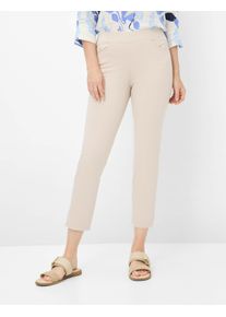 Damen Caprihose "Style PAMINA 6/8", beige, Gr. 25, RAPHAELA BY Brax, 96% Baumwolle, 4% Elasthan, Hosen