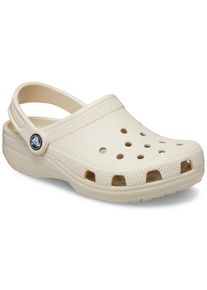 Crocs Kinder Clog "Classic K", Gr. 33, beige, Croslite, unifarben, klassisch, Schuhe, Sommerschuh, Hausschuh, Badeschuh mit schwenkbarem