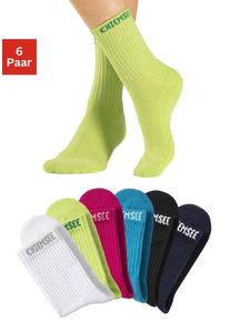 Chiemsee Tennissocken mehrfarbig Gr. 35-38 für Damen. Normal. Nachhaltig.