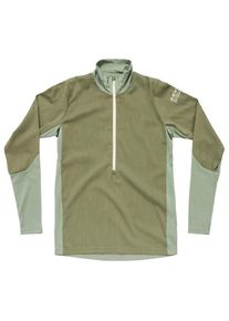 DEVOLD Endurance Merino Cover Zip Merinoshirt Damen (Gr XL |oliv)
