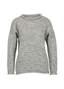 Woll- & Merinopullover Albmerino Oversize Pulli Mouline Damen (Gr 36/38 |grau)