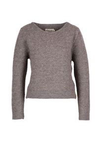 Albmerino Flecht Pullover Wollpullover Women (Gr M |grau)