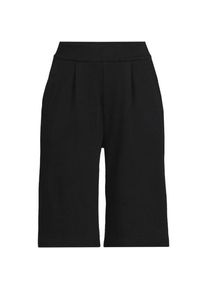 LANDS' END Bermuda-Shorts SPORT KNIT, Damen,  Schwarz, Baumwolle, by Lands' End