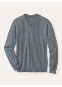 Walbusch V-Pullover Merino Extrafein