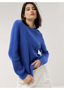 Walbusch Baumwoll-Pullover Patentstrick