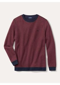 Walbusch Struktur Pullover Bicolor