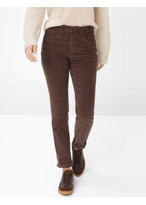 Brax Damen Cordhose Style MARY DARK CHOCOLATE, dunkelbraun, Gr. 38K