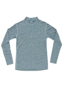 DEVOLD Breeze Merino 150 Zip Neck Merinounterwäsche Damen (Gr L |türkis)