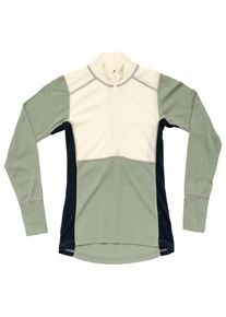 DEVOLD Lauparen Merino 190 Zip Neck Merinounterwäsche Women (Größe S |oliv)