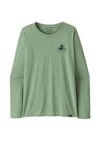 Patagonia L/S Cap Cool Daily Graphic Shirt Funktionsshirts Damen Wandern (Gr M |grün)