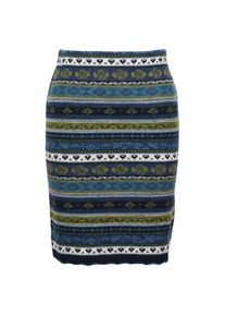 Rock Flomax Strickrock Oda Damen (Gr XS |blau)