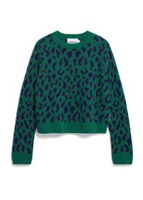 armedangels Diliriaa Leopaa Pullover Damen (Gr XXL |blau)