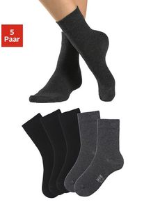 H.I.S. H.I.S Basicsocken mehrfarbig Gr. 39-42 für Damen. Elastisch. Nachhaltig.