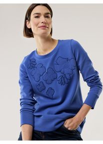 Walbusch Blumenapplication Sweatshirt