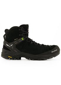 Salewa Alp Trainer 2 Mid GTX Wanderschuhe Herren (Gr 44,5 |schwarz |wasserdicht)
