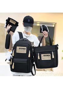 Tongmeng Bag Supplies 2023 Neuer Fünfteiliger Unisex-Rucksack, Multifunktional, Große Kapazität, Paar-Schultasche Für Studenten, Mädchen Und Jungen, Die Eine Lerntasche Tra