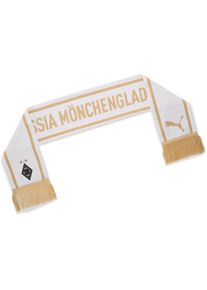 Puma Borussia Mönchengladbach Fanschal - weiß - Gr. Einheitsgröße - Polyacryl