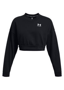 Under Armour Rival Terry Sweatshirt Damen - schwarz - Gr. M - Baumwolle/Polyester