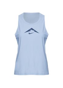 Nike Trail Df Funktionstank Damen - blau - Gr. M - Polyester/Elastan