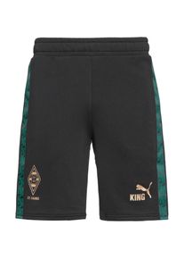 Puma Borussia Mönchen Gladbach Sweatshorts Herren - schwarz - Gr. L - Baumwolle/Polyester