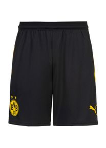 Puma Borussia Dortmund Fußballshorts Herren - schwarz - Gr. M - Polyester