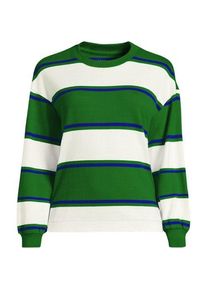 LANDS' END Jersey-Shirt mit langen &Auml;rmeln, Damen,  Gr&uuml;n, Baumwolle, by Lands' End