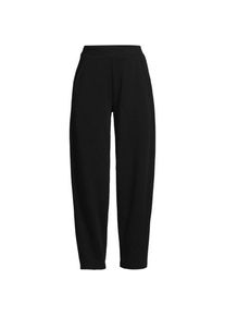 LANDS' END Sport Knit Barrel-Hose High Waist, Damen,  Schwarz, Baumwolle, by Lands' End