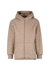 Engel Kinder Kapuzenjacke Wollfleece Wolljacke Kinder (Größe 116 |beige)