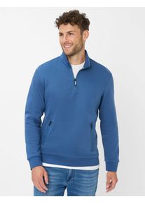 Brax Herren Sweatshirt Style SION baltic, Blau, Gr. L