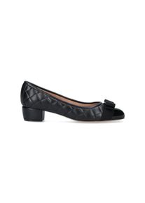 Salvatore Ferragamo Hohe Schuhe - "Varina" Pumps Black - Gr. 9_5 - in Schwarz - für Damen