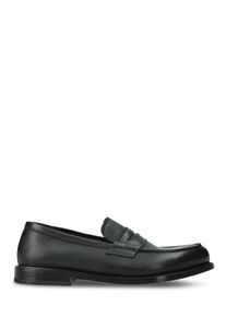 Premiata Loafer - Black Slip-On Shoes With Lamb Leather Finish - Gr. 10 - in Blau - für Damen