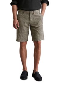 Marc O'Polo MARC O'POLO Herren Shorts "aus Leinen und Bio-Baumwolle", bunt, casual, Gr. 33, gestreift, Obermaterial: 55% Leinen, 45% Baumwolle, Hosen