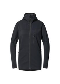 Haglöfs Fleecejacke Haglöfs Rosson Mid Hood Damen (Gr S |schwarz)