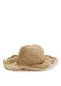 Lascana Sonnenhut 'Strohhut' beige Gr. für Damen