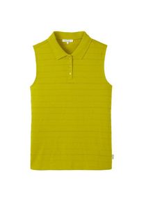 Top Tranquillo Bluse aus Ajour-Jersey Damen (Gr L |gelb)
