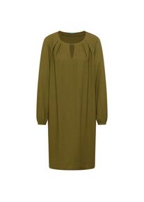 Tranquillo Lockeres Ecovero-Kleid Kleid Damen (Gr 38 |oliv)