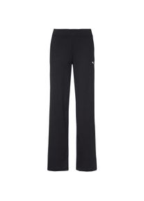 Puma Essentiel Elevated High Waist Sweathose Damen - schwarz - Gr. M - Polyester/Baumwolle/Elastan
